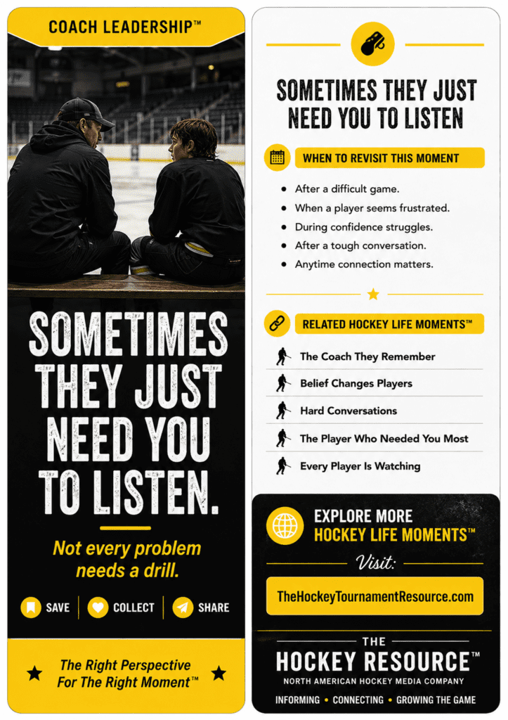 Sometimes They Just Need You To Listen