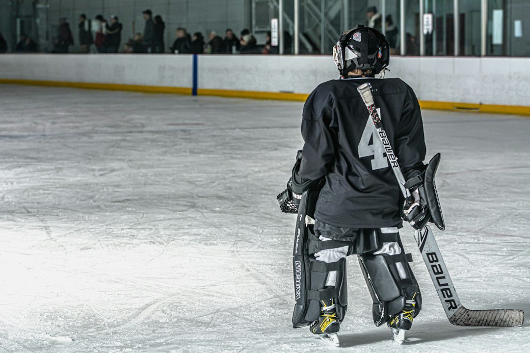 Goalie Coach Gail teaching female Goalie skating development from U7 through Junior.